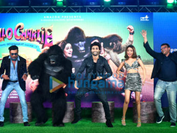Aadar Jain, Jackie Shroff, Elnaaz Norouzi and others snapped at the trailer launch of Hello Charlie at JW Marriott in Juhu