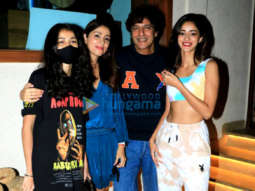 Photos: Ananya Panday, Chunky Pandey, Bhavna Pandey, Ileana D’Cruz and Meezaan Jafri snapped at Bastian in Worli