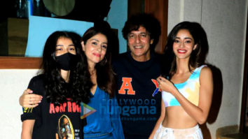 Photos: Ananya Panday, Chunky Pandey, Bhavna Pandey, Ileana D’Cruz and Meezaan Jafri snapped at Bastian in Worli