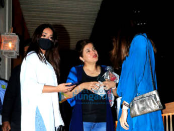 Photos: Ananya Panday, Chunky Pandey, Bhavna Pandey, Ileana D’Cruz and Meezaan Jafri snapped at Bastian in Worli