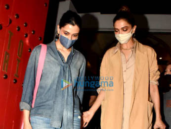 Photos: Deepika Padukone spotted at Tori in Bandra with her sister