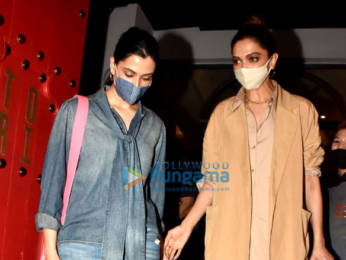 Photos: Deepika Padukone spotted at Tori in Bandra with her sister