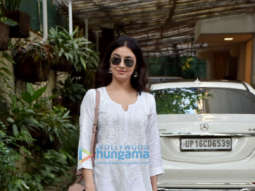 Photos: Divya Khosla Kumar snapped at dubbing studio in Juhu