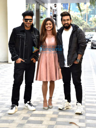 Photos: Guru Randhawa, and Sachet-Parampara snapped at T-Series for the promotions of their single ‘Aur Pyaar Karna Hai’