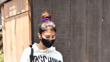 Photos: Jacqueline Fernandez and Sunny Singh Nijjar snapped at a gym in Juhu