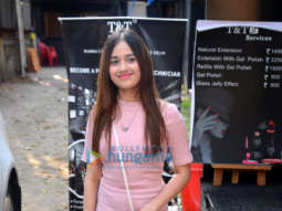 Photos: Jannat Zubair snapped at Tip & Toe nail spa in Juhu