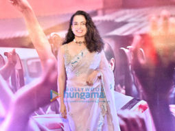 Photos: Kangana Ranaut snapped at the trailer launch of Thalaivi in Chennai