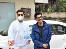 Photos: Malaika Arora, Karan Johar and Manish Malhotra at Kareena Kapoor Khan’s house in Bandra