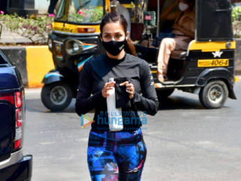 Photos: Malaika Arora spotted at Diva Yoga in Bandra
