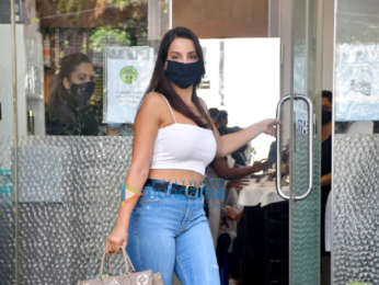 Photos: Nora Fatehi spotted at Muah salon in Bandra