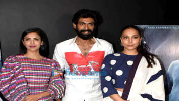 Photos: Rana Daggubati, Shriya Pilgaonkar and Zoya Hussain snapped at Haathi Mere Saathi promotions in Mumbai