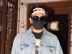 Photos: Ranveer Singh spotted at a dubbing studio in Bandra