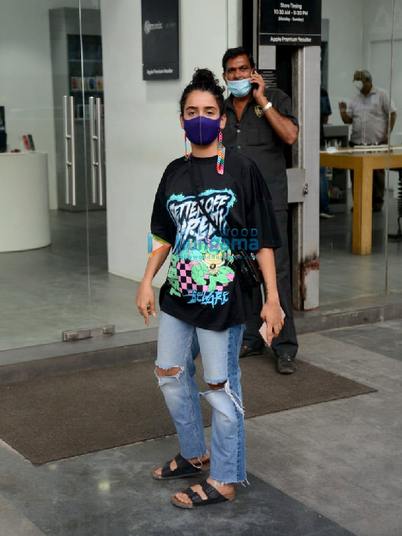 Photos: Sanya Malhotra snapped at Apple store in Juhu