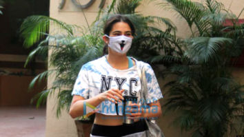 Photos: Sara Ali Khan snapped at the gym in Santacruz