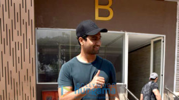 Photos: Vicky Kaushal and Asim Riaz snapped at a gym in Andheri