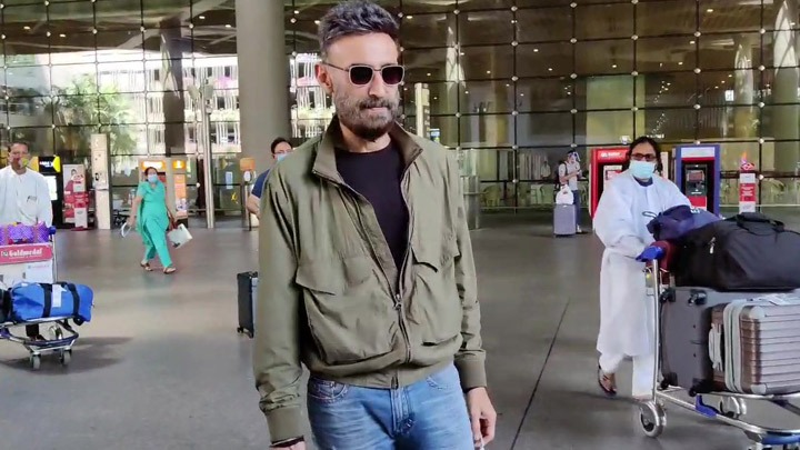 Pratik Gandhi and Rahul Dev spotted at Airport