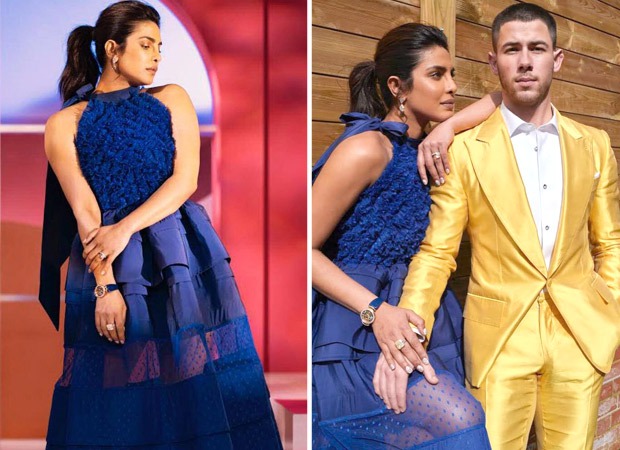 Priyanka Chopra speaks the language of glamour in Greta Constantine’s blue midi-dress for Oscars 2021 nominations