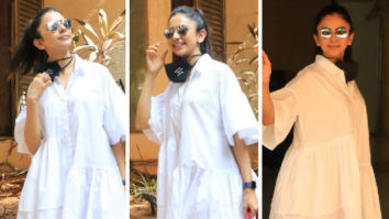 Rakul Preet Singh keeps is easy breezy with white shirt dress, carries red Chanel bag worth Rs. 2.6 lakhs