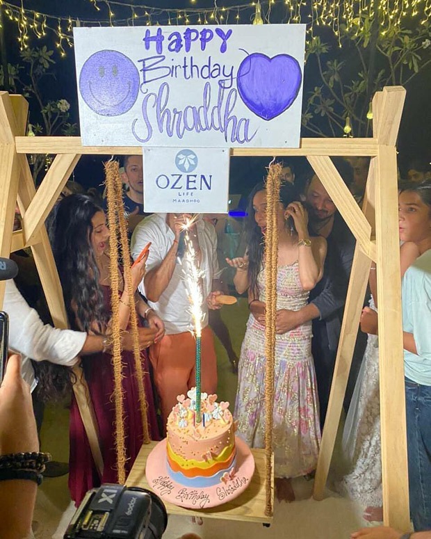 Rohan Shrestha hugs Shraddha Kapoor as she rings in her birthday in Maldives, watch video