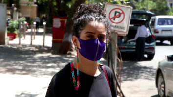Sanya Malhotra spotted at Foodhall in Bandra