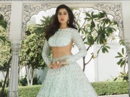 Sara Ali Khan embodies unmatchable elegance in icy mint backless blouse and lehenga from Manish Malhotra’s Nooraniyat collection