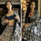 Sara Ali Khan is paradisal dream engulfed in blue and silver heavily embroidered lehenga from Manish Malhotra’s Nooraniyat collection