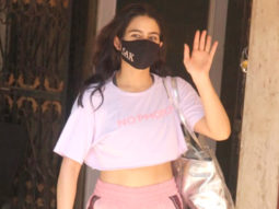 Sara Ali Khan spotted at the gym in Santacruz