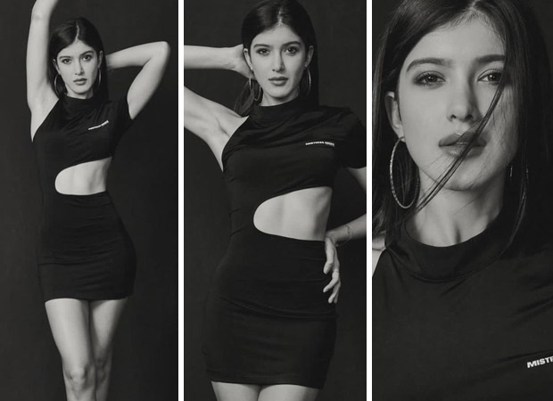 Shanaya Kapoor aces athleisure dressing in affordable black bodycon Shanaya Kapoor aces athleisure dressing in affordable black bodycon