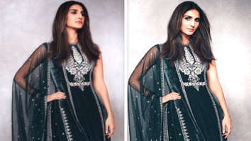Vaani Kapoor looks elegant in olive green Anita Dongre creation worth Rs. 1.5 lakhs