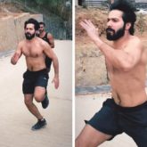 Varun Dhawan gets ripped for Bhediya, posts a video of himself running shirtless