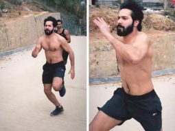 Varun Dhawan gets ripped for Bhediya, posts a video of himself running shirtless