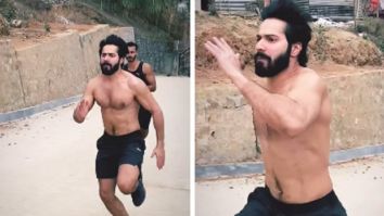 Varun Dhawan gets ripped for Bhediya, posts a video of himself running shirtless