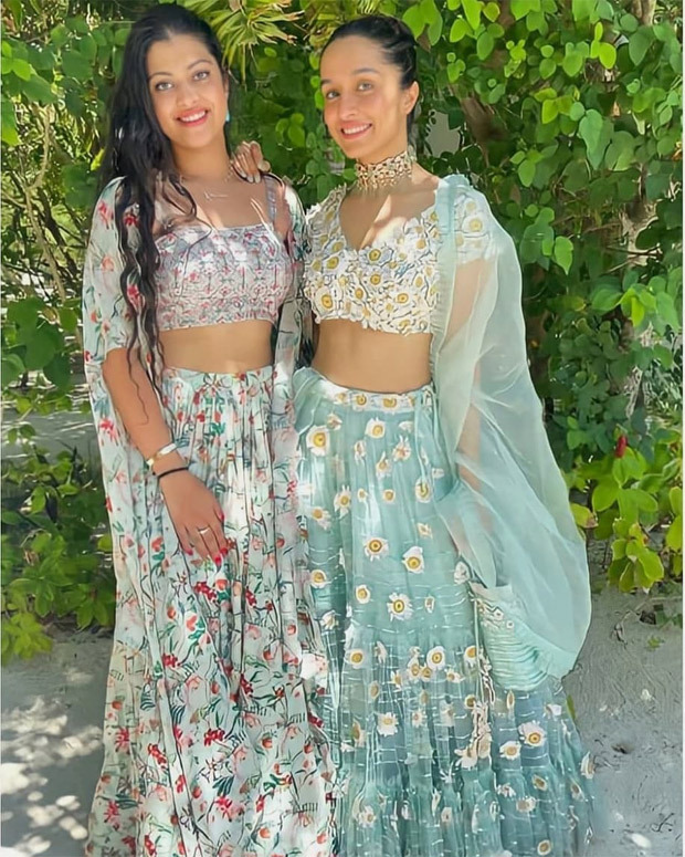 INSIDE PICTURES: Shraddha Kapoor strikes a pose with family and rumoured boyfriend Rohan Shreshta at cousin Priyanka Sharma's haldi ceremony 