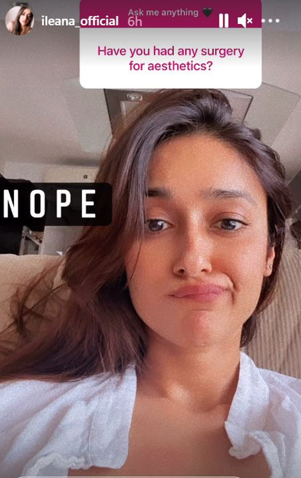 Ileana D’Cruz answers questions on her boyfriend, cosmetic surgery and favourite co-star