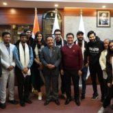Team Bhediya meets the Chief Minister of Arunachal Pradesh ahead of their film schedule in the state