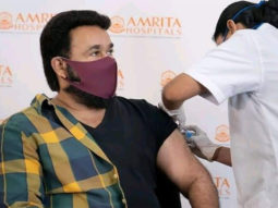 Mohanlal takes the first dose of COVID-19 vaccination