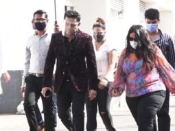 A R Rahman and Ehan Bhat spotted on the Indian Idol set promoting their latest movie 99 Songs
