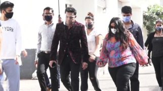 A R Rahman and Ehan Bhat spotted on the Indian Idol set promoting their latest movie 99 Songs