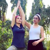 Amrita Rao resumes her fitness regime post-delivery