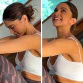 Deepika Padukone gets athleisure on point in crop top and printed leggings