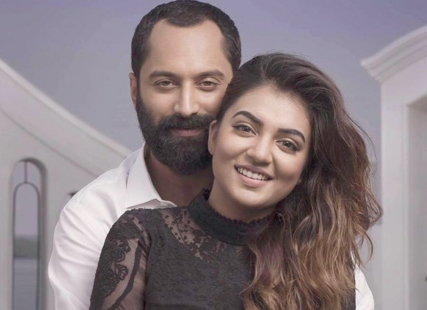 Fahadh Faasil and wife Nazriya in Hyderabad to shoot their Telugu debut