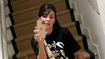 Jacqueline Fernandez pairs her casuals with Balenciaga sneakers worth Rs. 79,000 and Louis Vuitton bag worth Rs. 1.4 lakhs