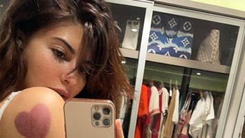 Jacqueline Fernandez poses in a lacy bra to show her new found love for heart-shaped cupping therapy Jacqueline Fernandez poses in a lacy bra to show her new found love for heart-shaped cupping therapy