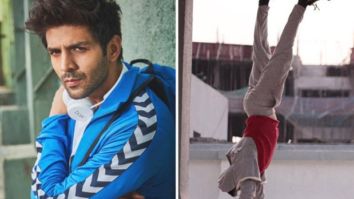 Kartik Aaryan does a perfect handstand, leaving fans amazed with his fitness regime