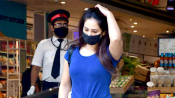 Kim Sharma and Leander Paes spotted at foodhall in Bandra