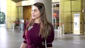 Nikki Tamboli spotted at Airport