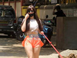 Photos: Giorgia Andriani spotted outside her house in Bandra