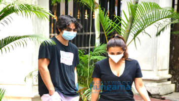 Photos: Malaika Arora spotted with her son at a dentist’s clinic in Bandra