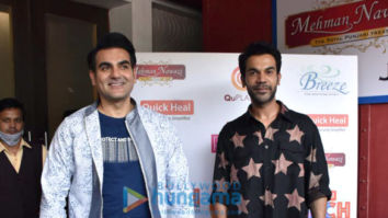 Photos: Rajkummar Rao snapped on sets of Arbaaz Khan’s chat show in Juhu