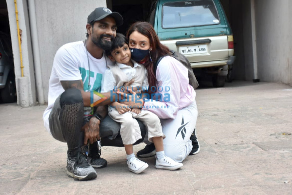 photos remo dsouza snapped in versova with wife 1